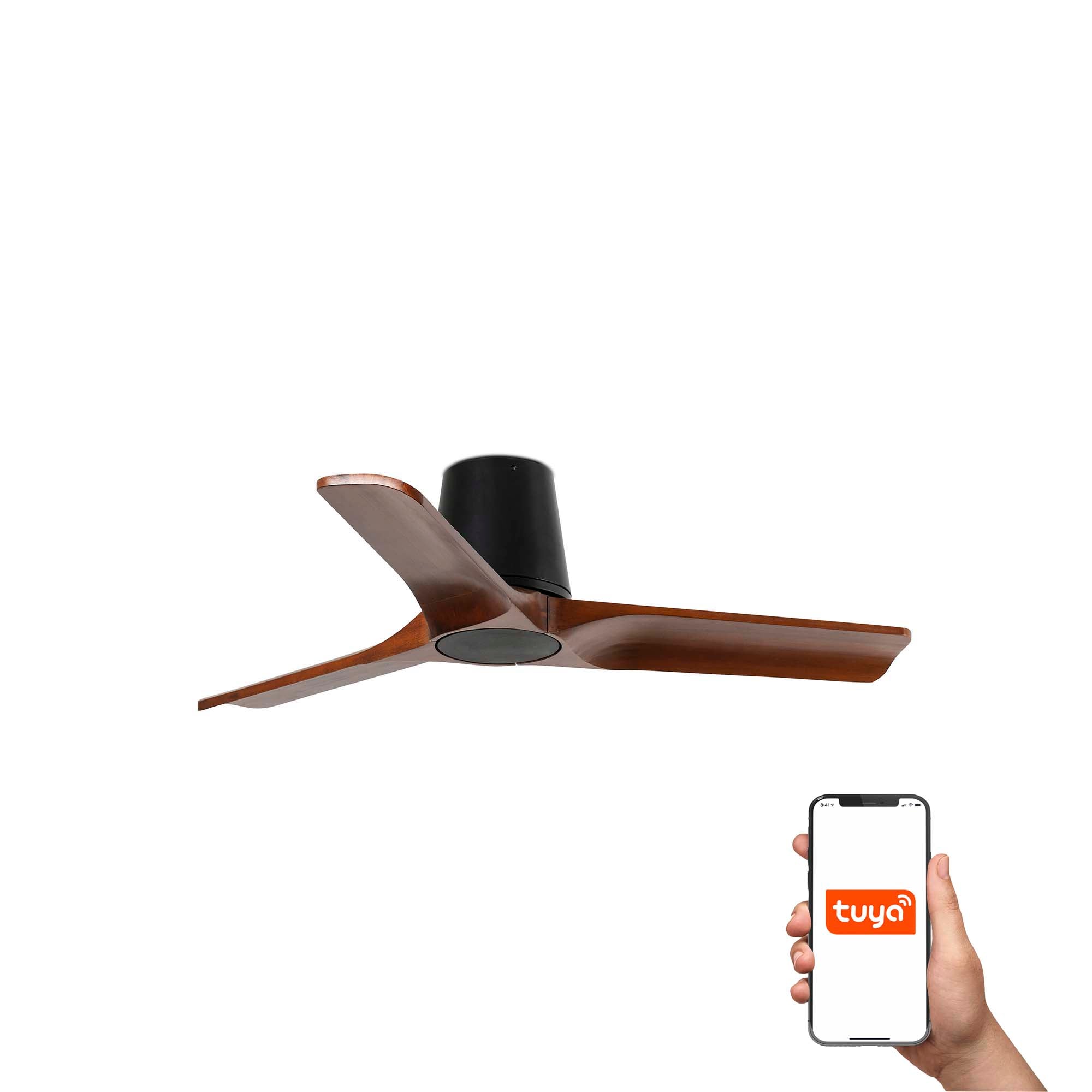 FARO Heywood Tub S Ø900mm – kućište Crna lopatice Orah