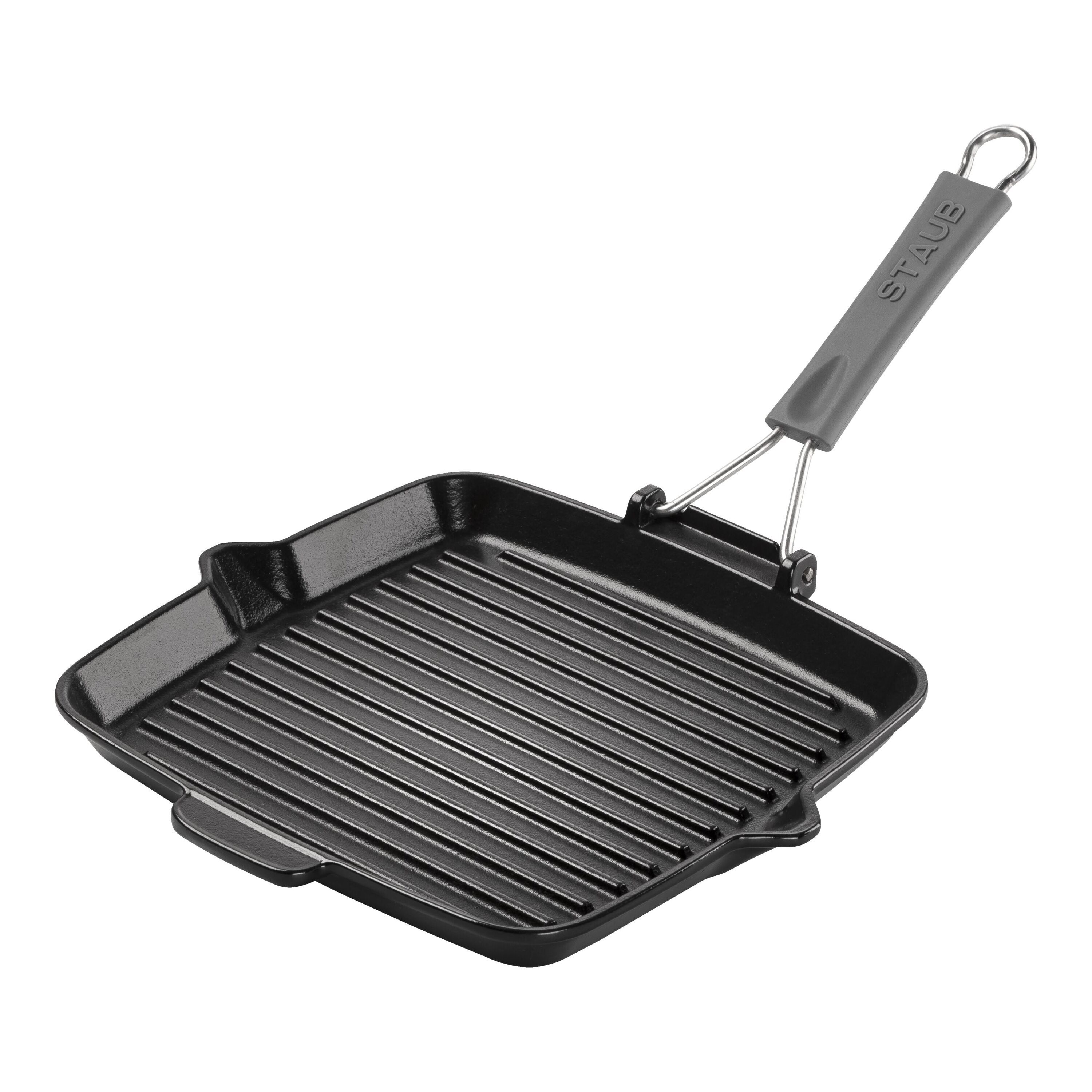 Staub Grill pan with pouring spout | square | cast iron