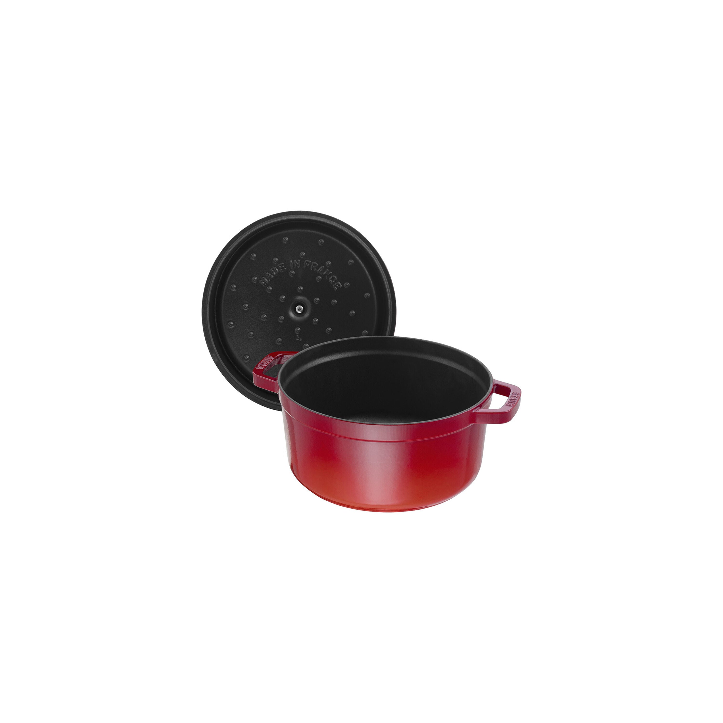 Staub La Cocotte 24 cm Cherry леано железно тенџере со капак