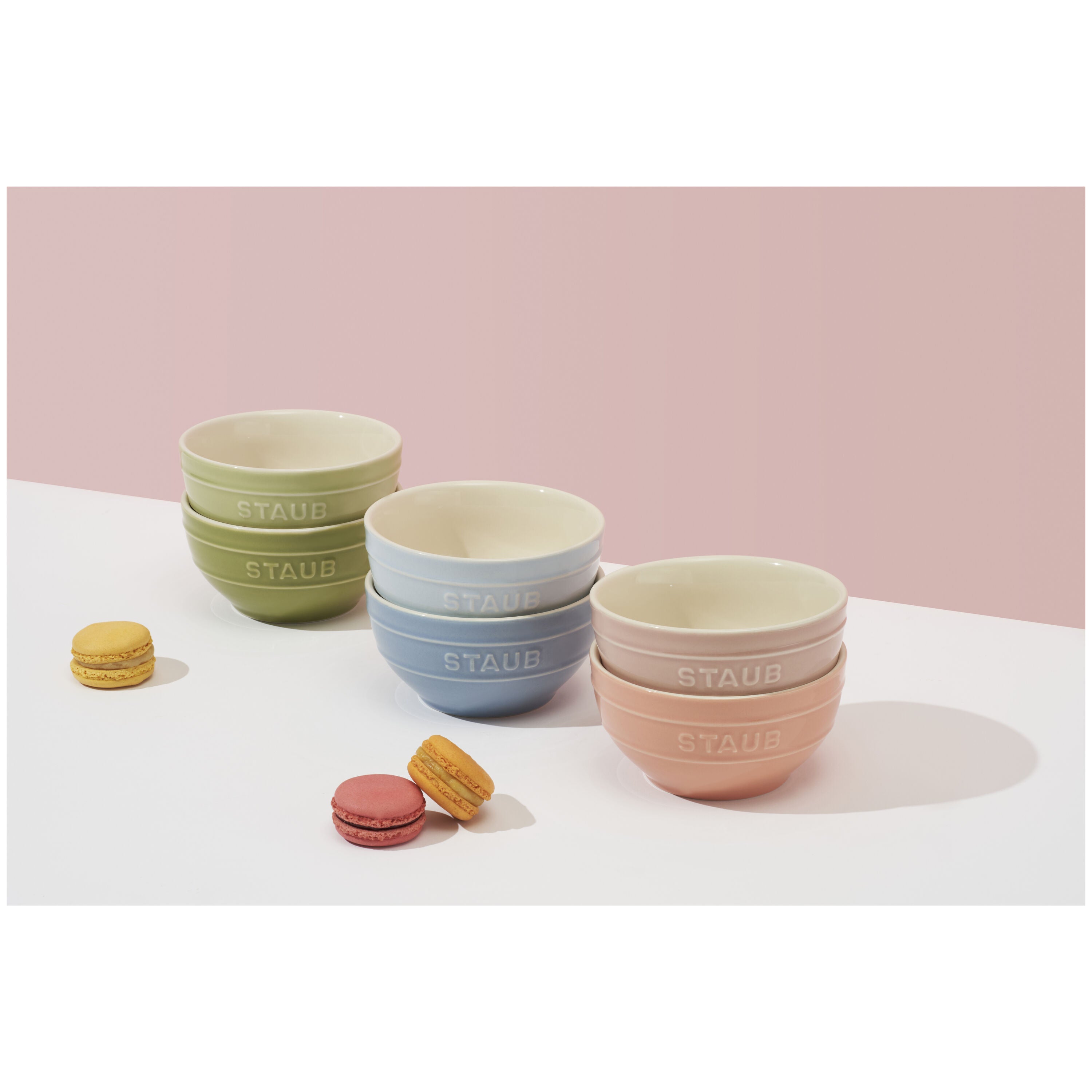 Staub Bowl set macaron, / 6-pcs | ceramic