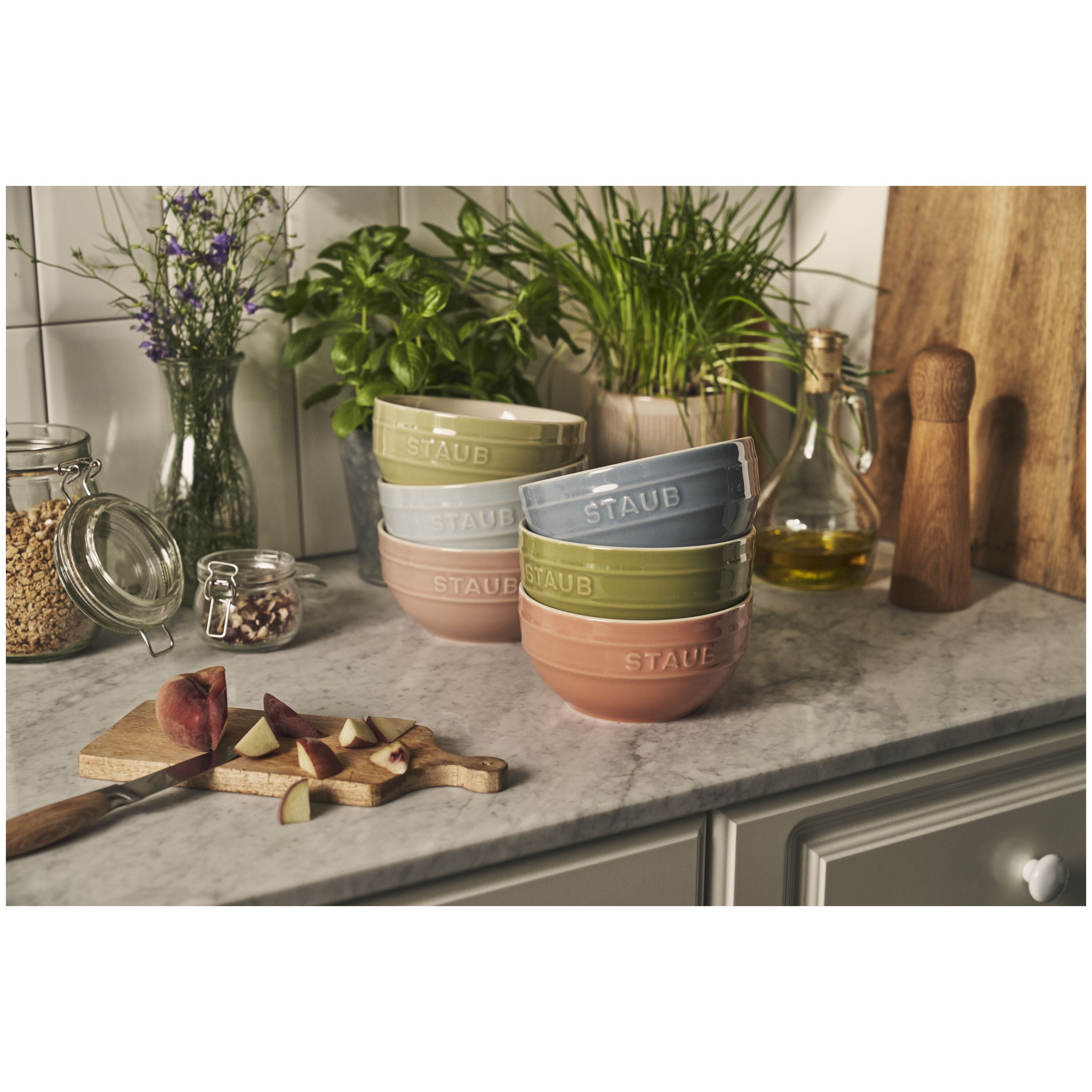 Staub Bowl set macaron, / 6-pcs | ceramic