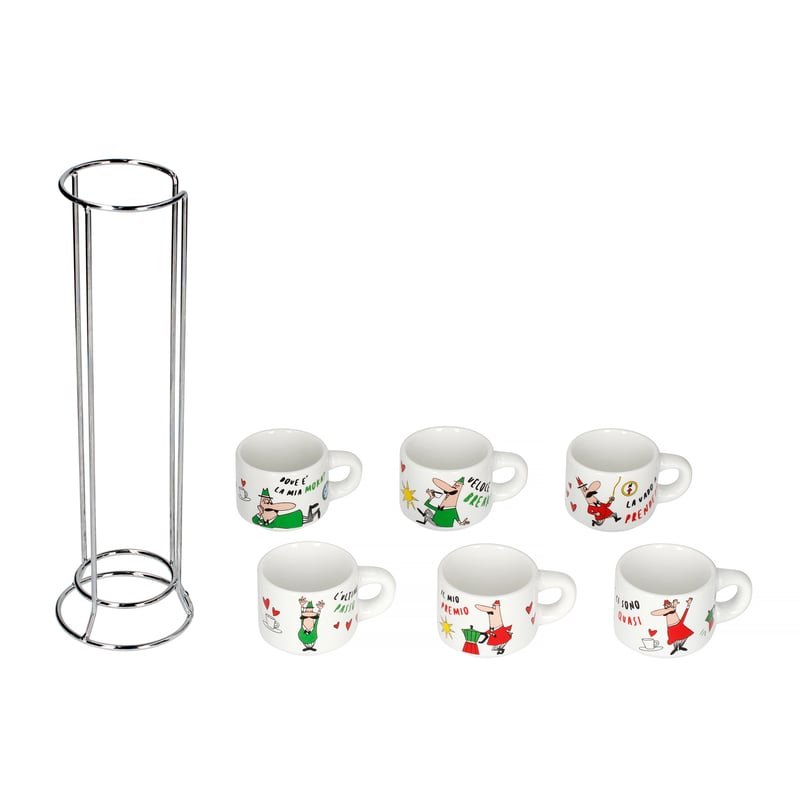 Bialetti Italia – сет од 6 еспресо шолјички