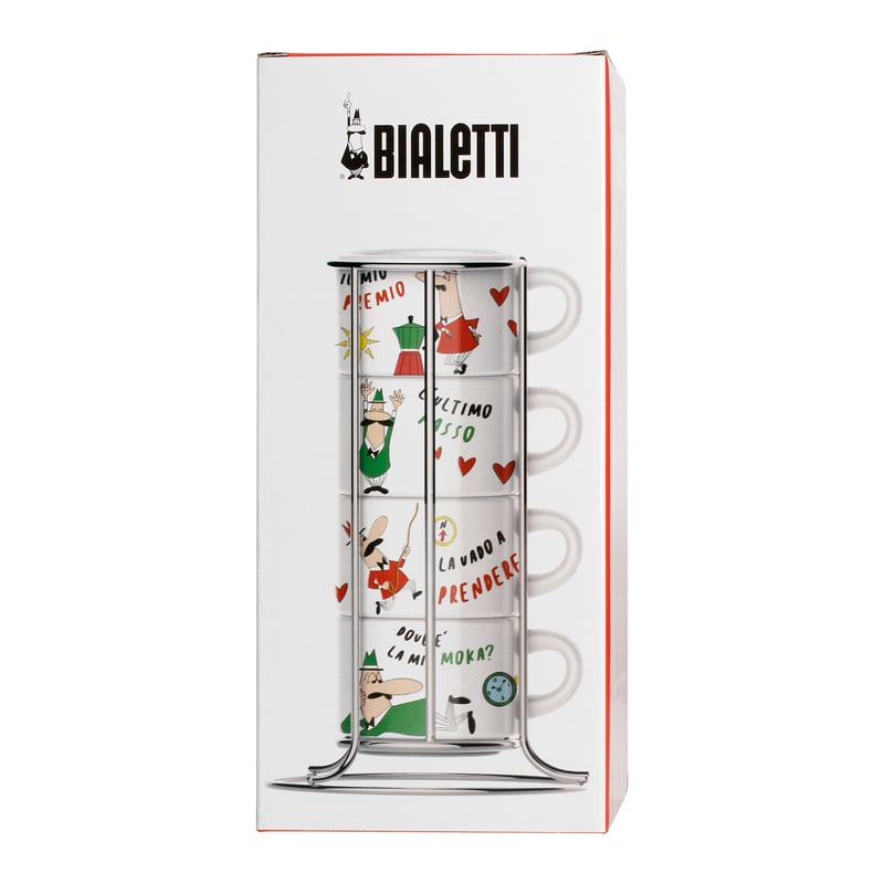 Bialetti Italia – сет од 4 капучино шолји