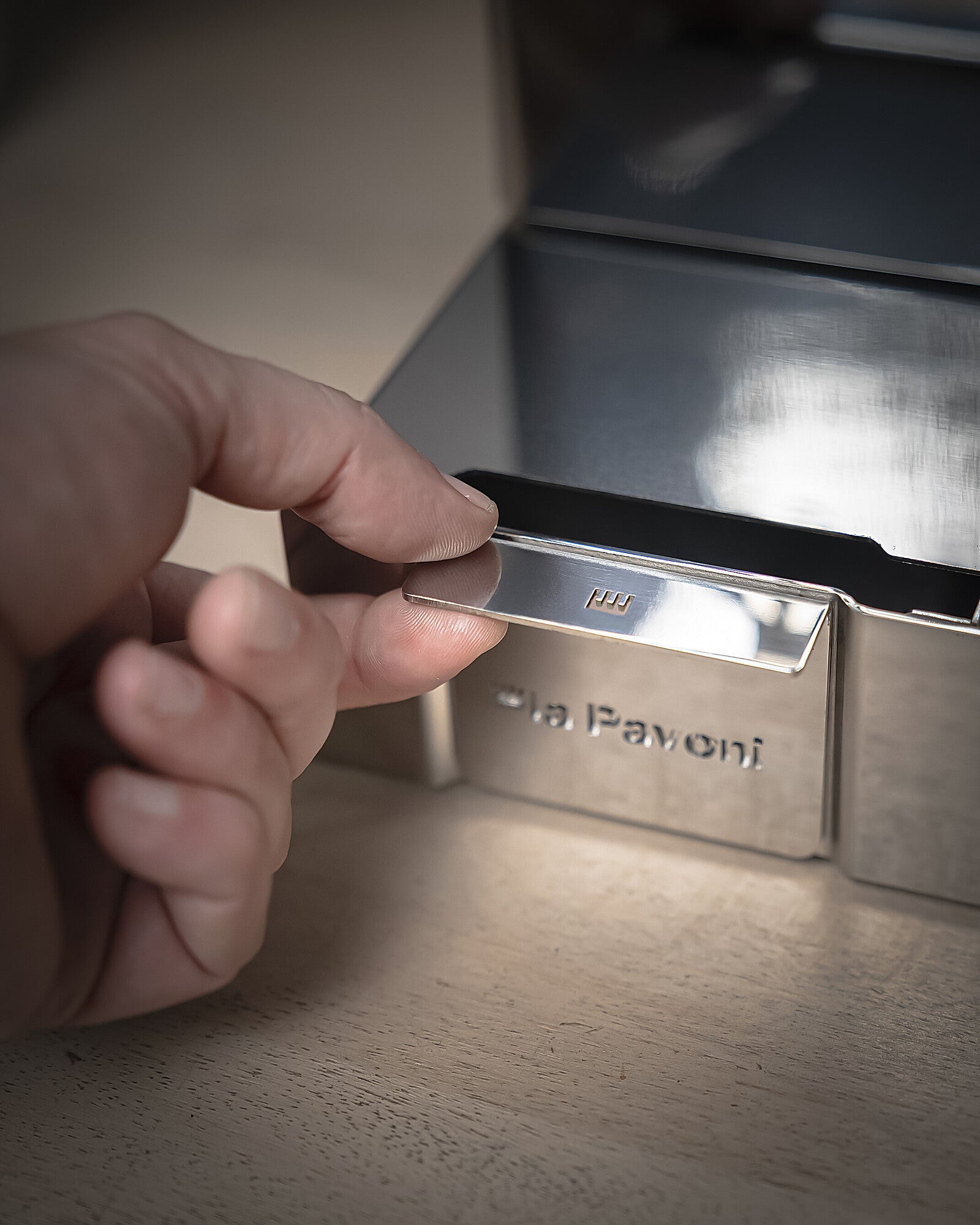 La Pavoni Knock Box sirtar