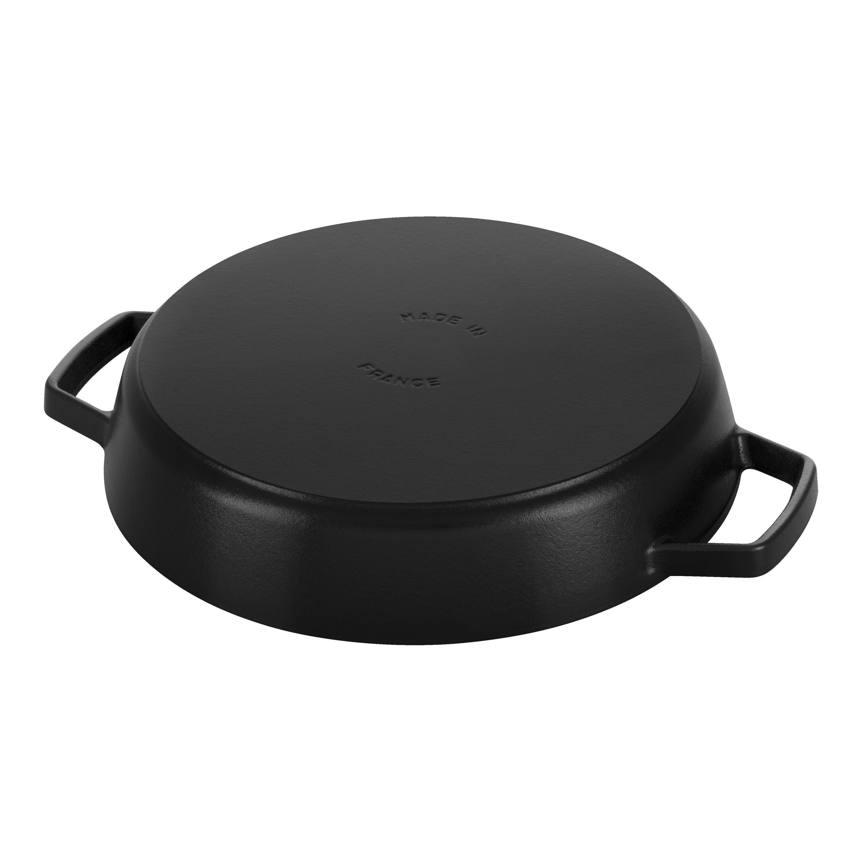 Staub Fry pan with 2 handles | cast iron | round