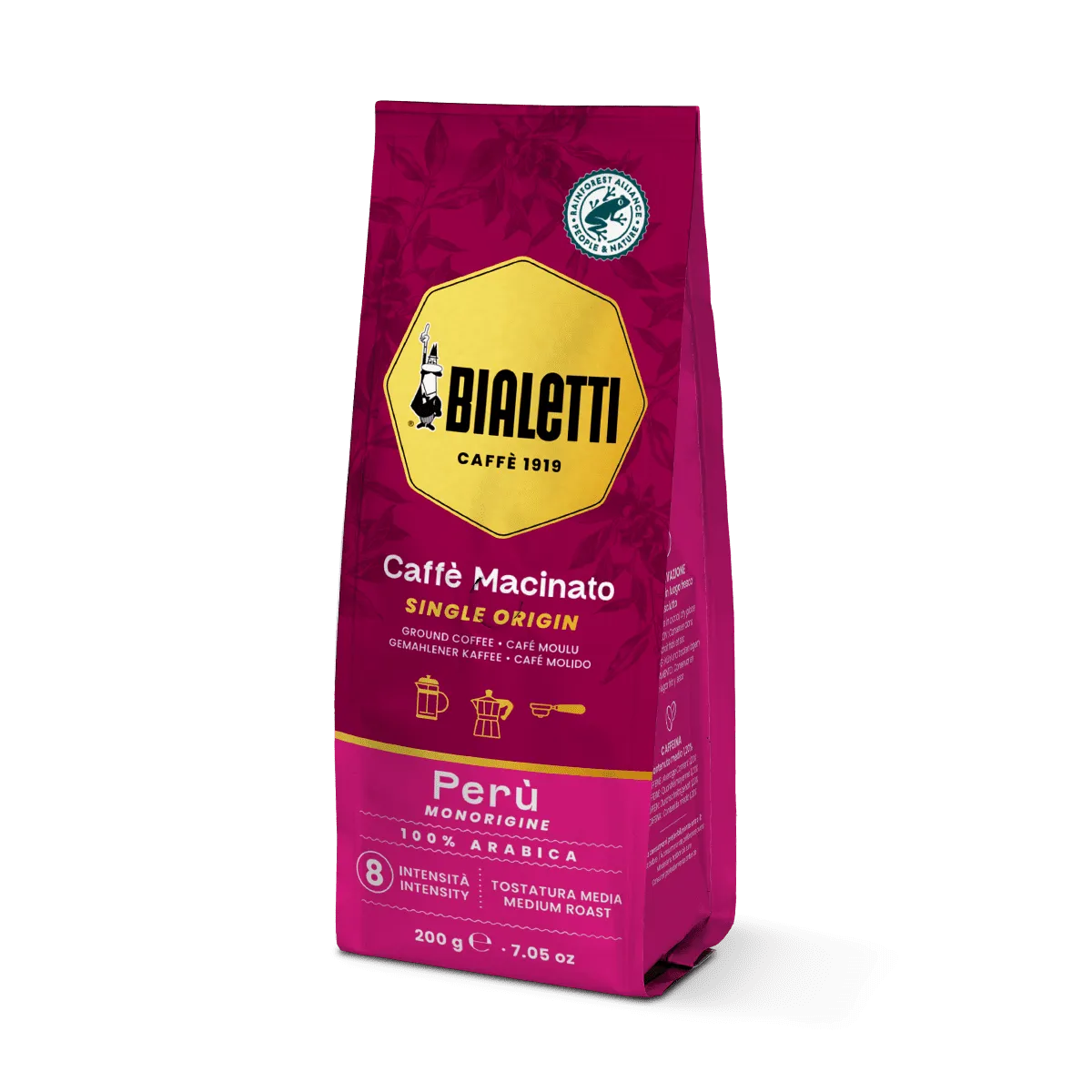 Bialetti Ground caffe – Monorigine Peru мелено кафе 200 g