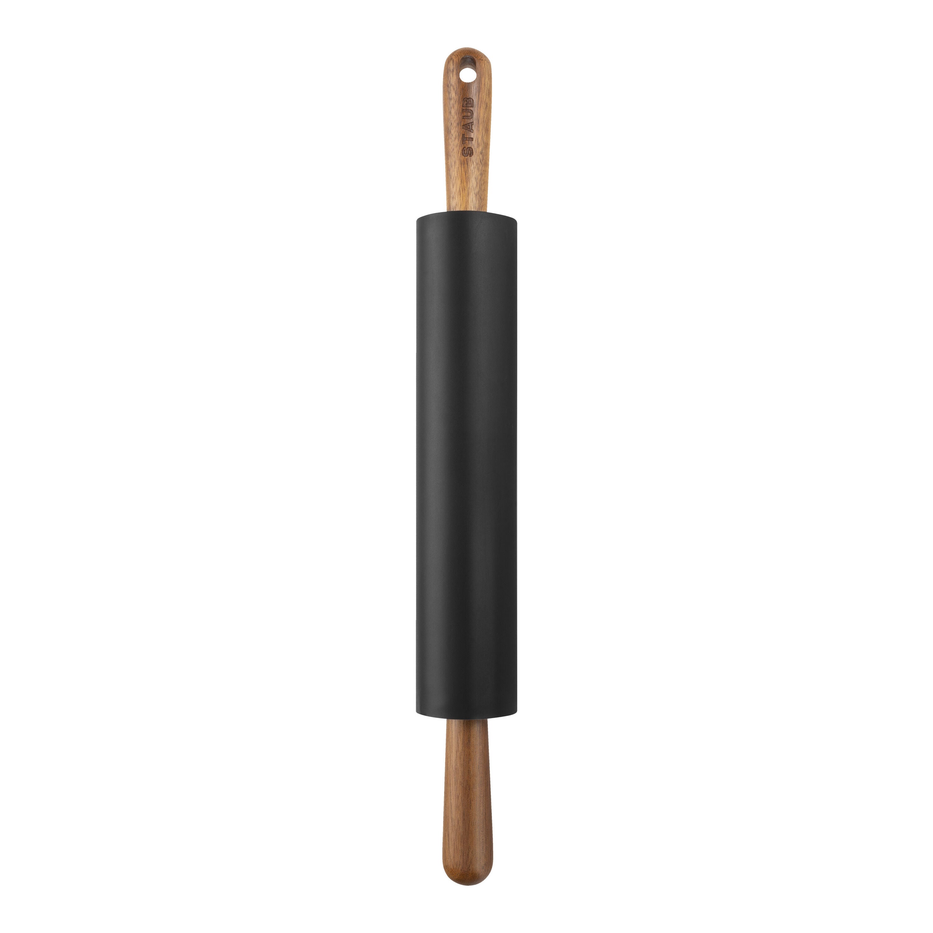 Staub Rolling pin, black | acacia | special shape
