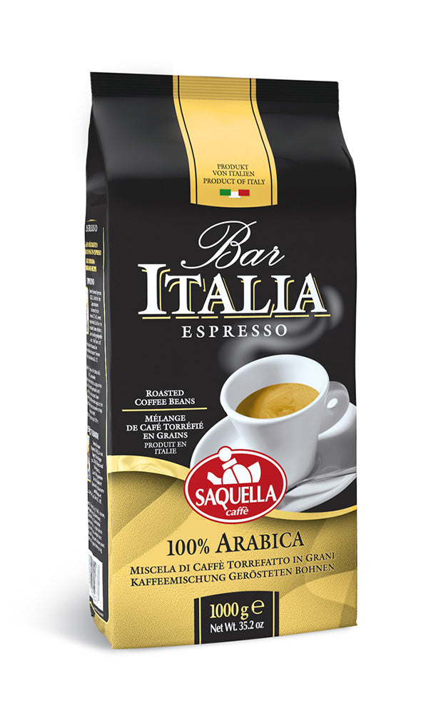 Saquella Bar Italia 100% Arabica kafa u zrnu 1 kg
