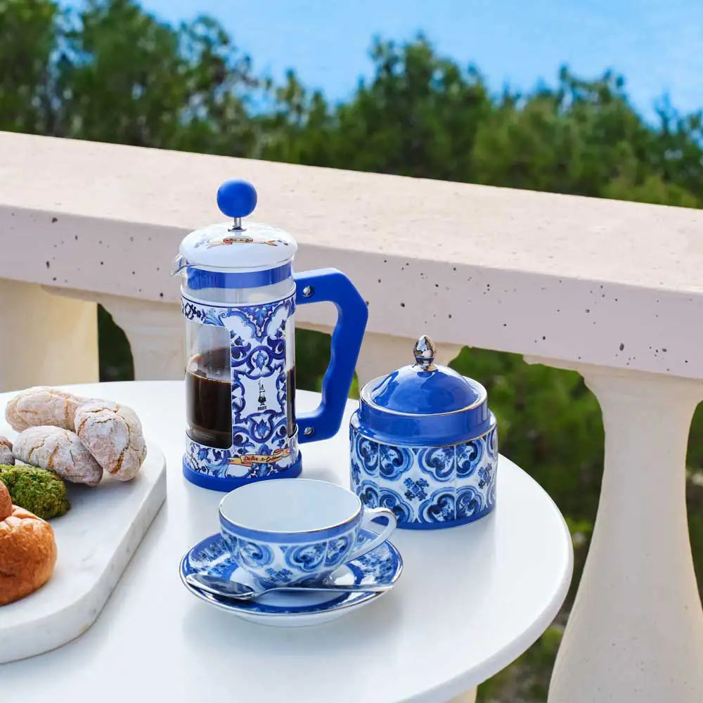 Bialetti Coffee Press 350ml Dolce&Gabbana Blu Mediterraneo