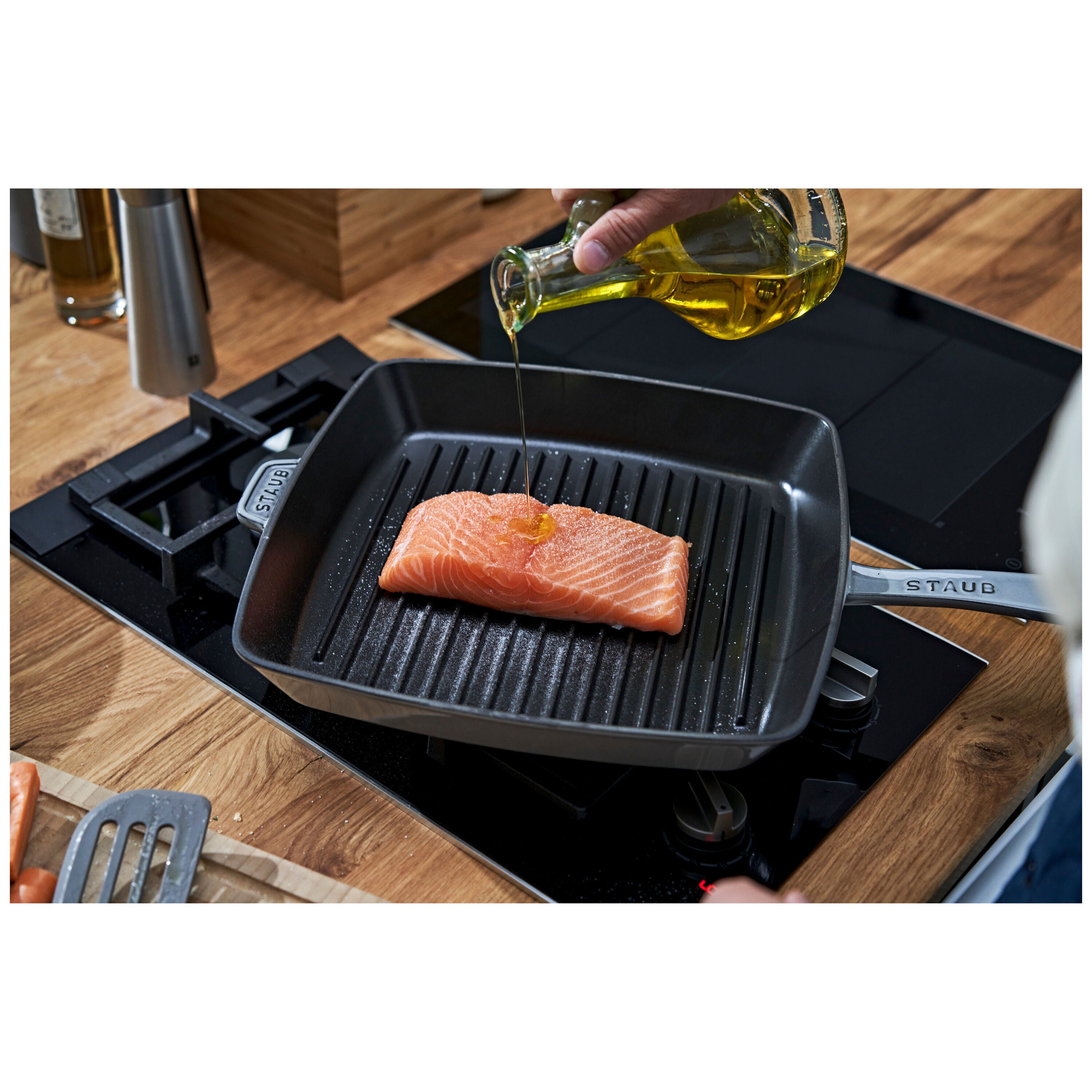 Staub American grill | square | cast iron