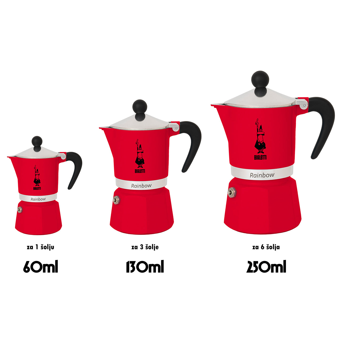 Bialetti Rainbow Црвена