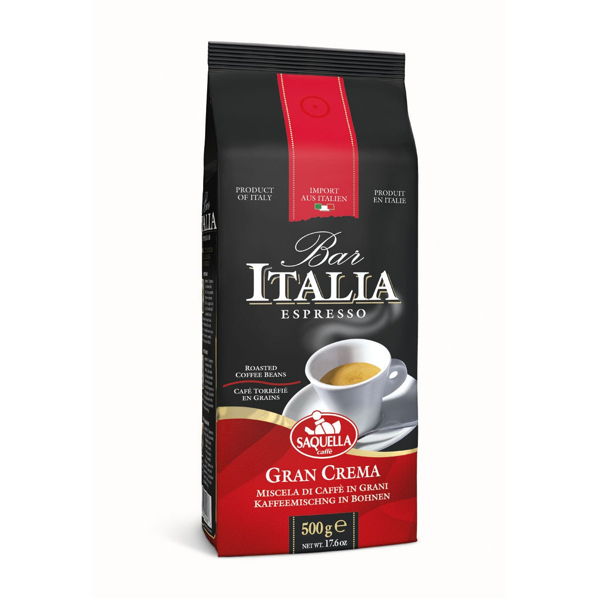 Saquella Bar Italia Gran Crema kafa u zrnu 500 g